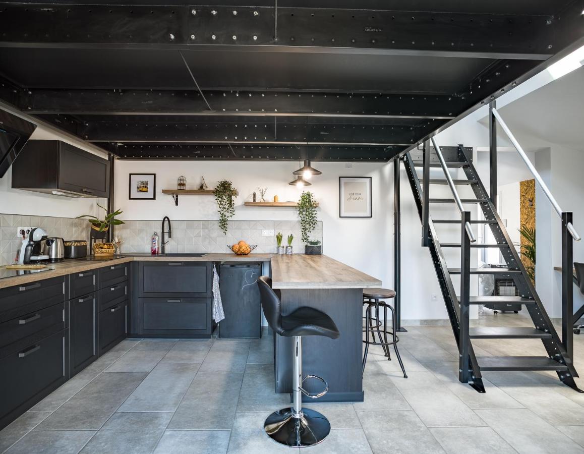 Апартаменты Loft Avec Jardin Et Parking Prive Труа Экстерьер фото