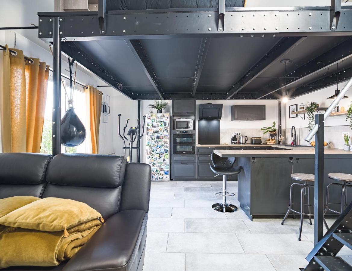 Апартаменты Loft Avec Jardin Et Parking Prive Труа Экстерьер фото